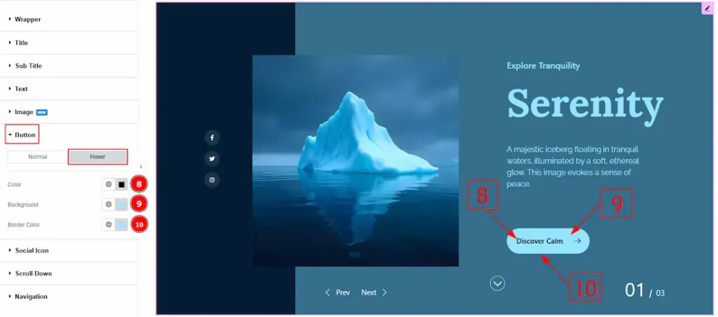 Button Hover 5 - BdThemes