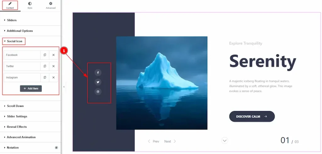 Social Icon Section  