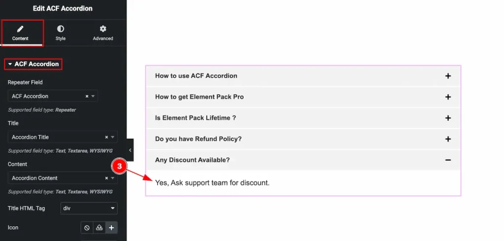 Content Fields select - BdThemes