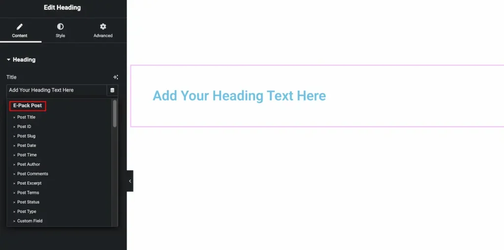Check all the Feature of Dynamic Content