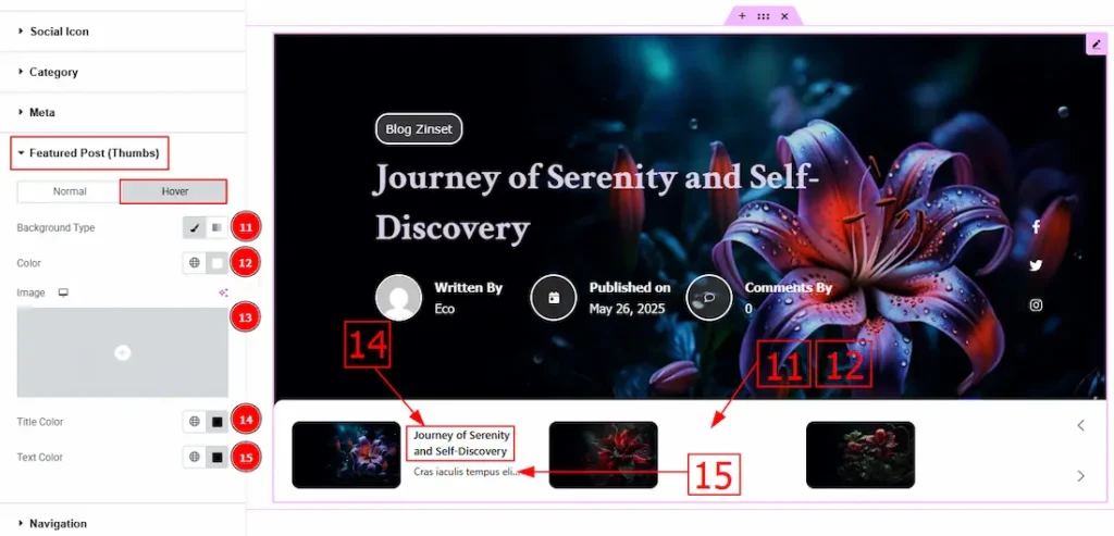 Featured Post Hover - BdThemes