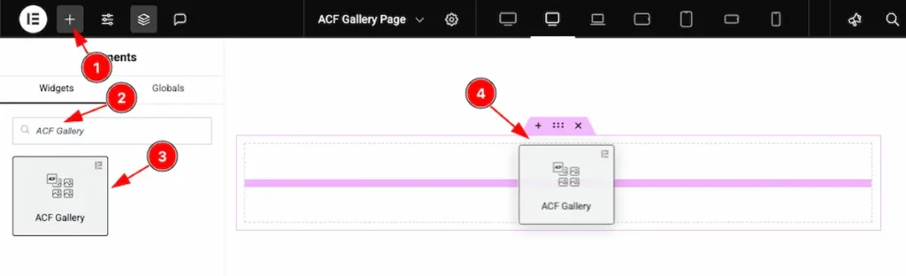 How to use ACF Slider Widget by Element Pack Pro 11 Insert and serch - BdThemes