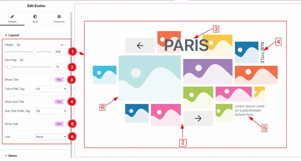 Layout Section Customization