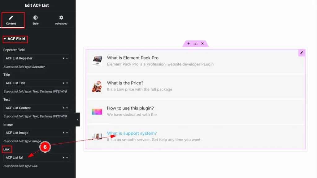 Link select - BdThemes