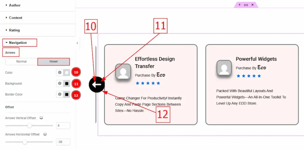 Navigation Arrows Hover 1 - BdThemes