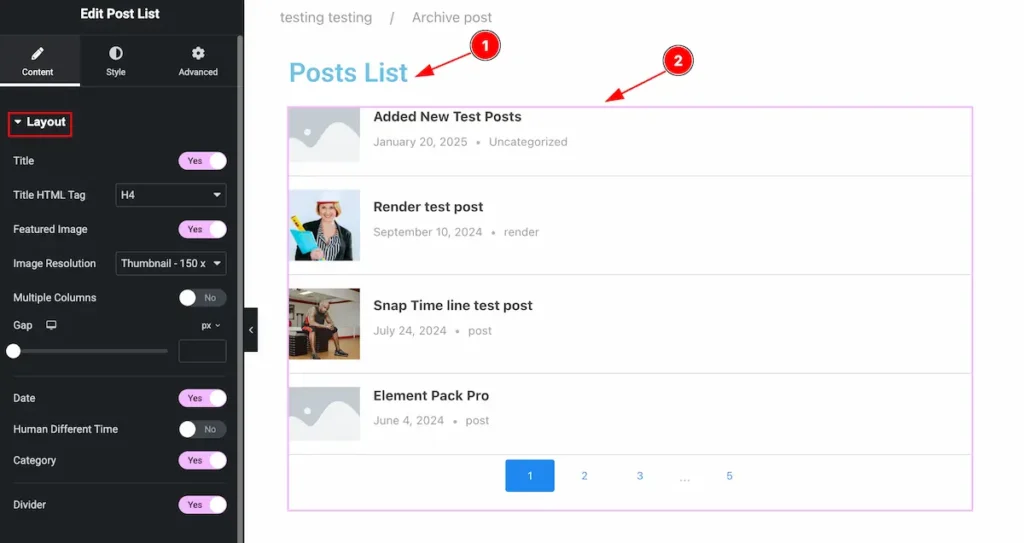 Post List Design - BdThemes