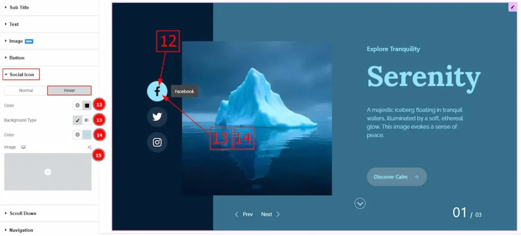 S. Social Icon hover - BdThemes
