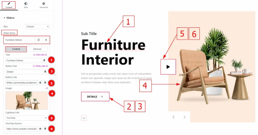 Slider Items Content 4 - BdThemes