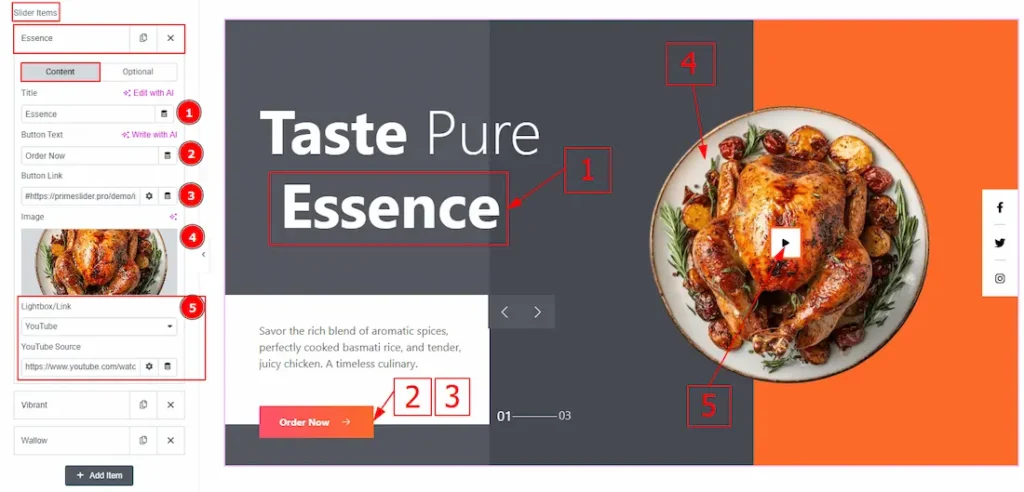 Slider Items Content 7 - BdThemes