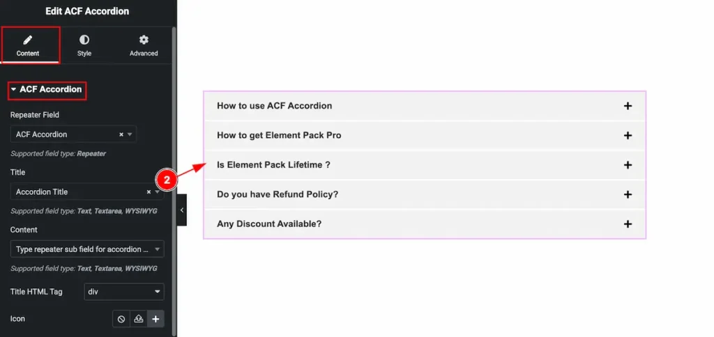 Title Fields select - BdThemes