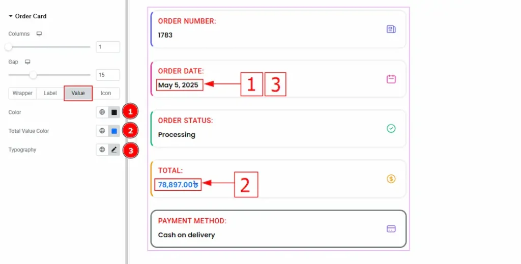 Value Tab