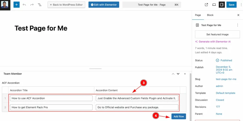 add row 2 content - BdThemes