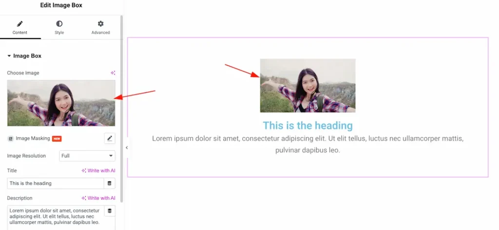 Start With The Image Box Widget