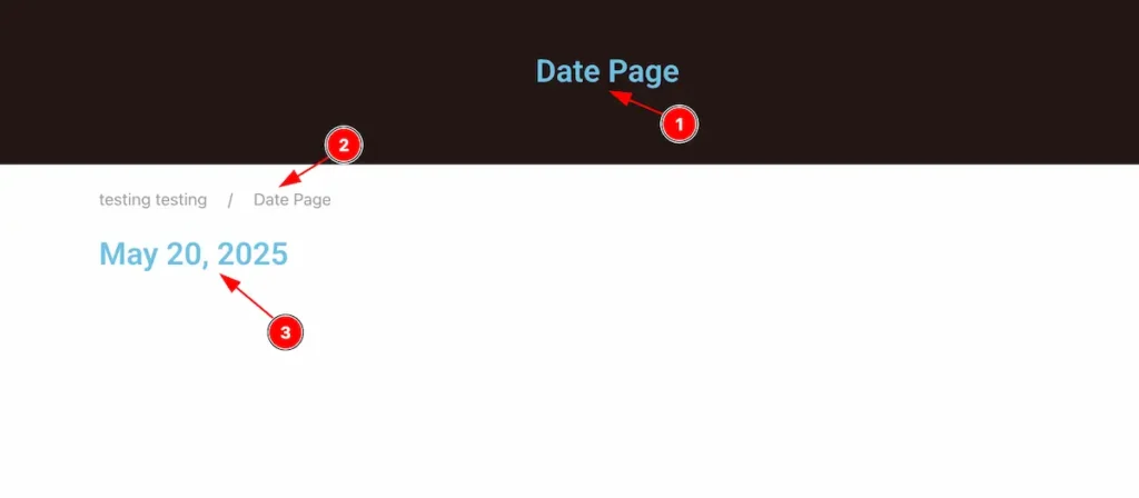 date appear - BdThemes