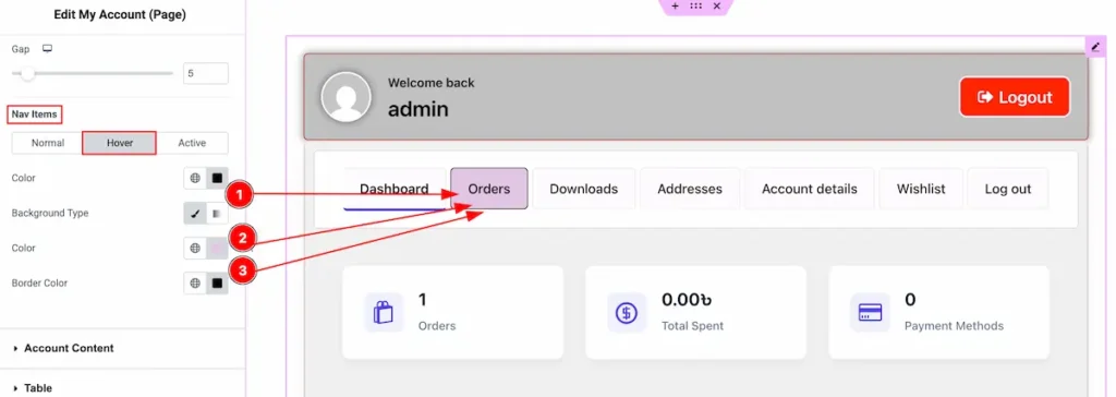 nav items hover - BdThemes