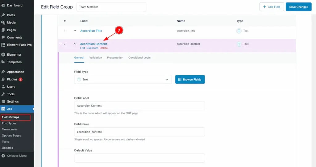 sub fields added label 3 - BdThemes