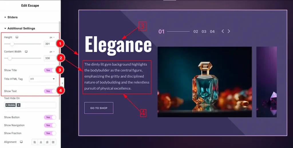 Additional Settings Section
