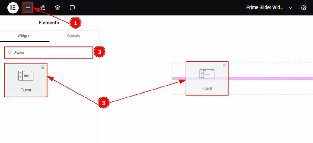 Inserting The Fluent Slider
