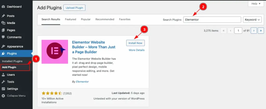 Elementor search - BdThemes