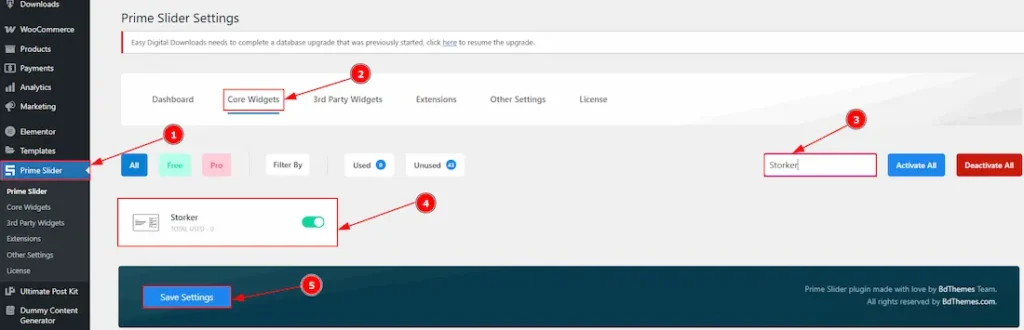 Enable The Storker Slider