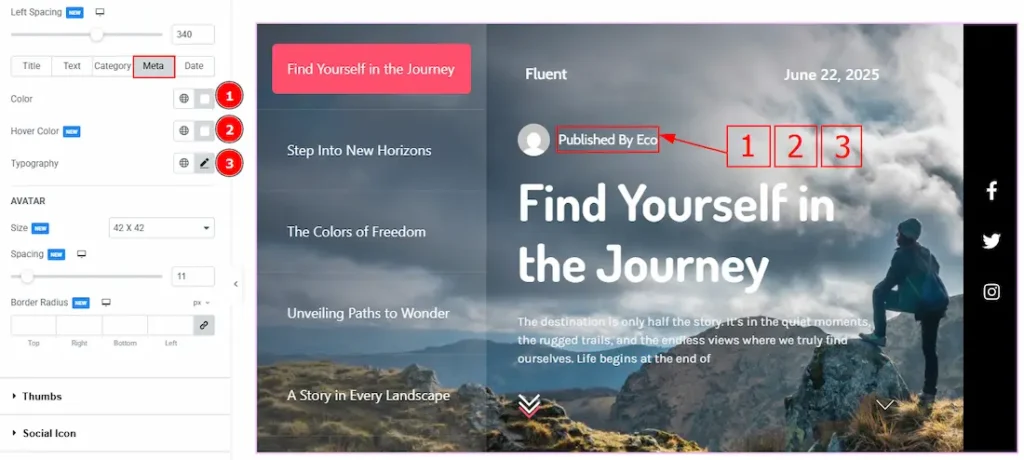 Meta Tab