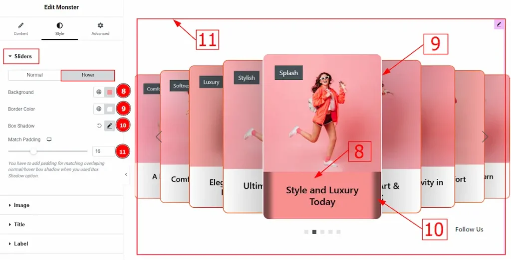 Sliders Hover - BdThemes