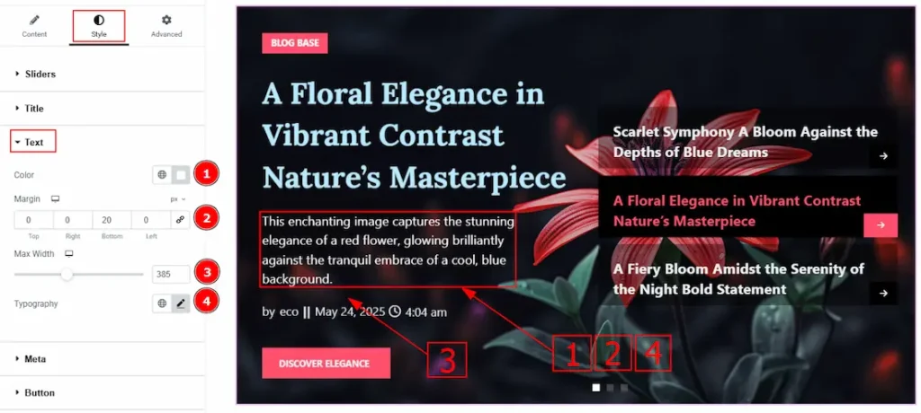 Text Section