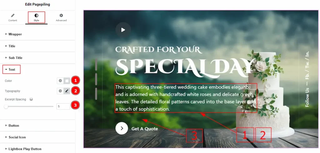 Text Section