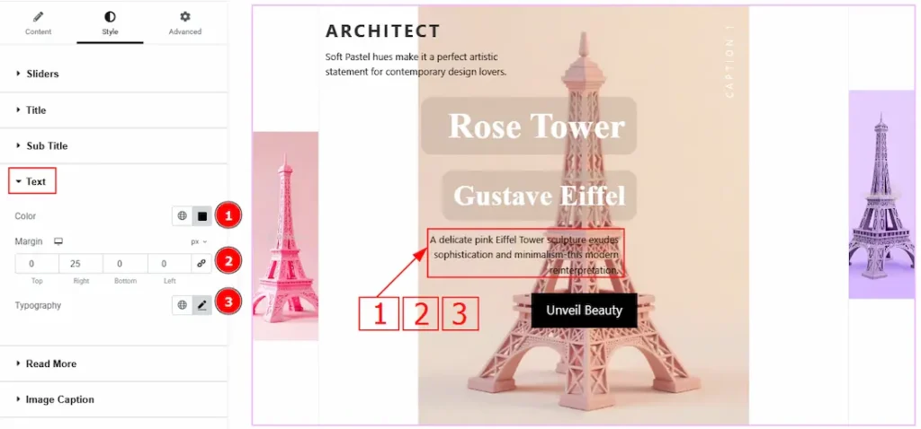 Text Section