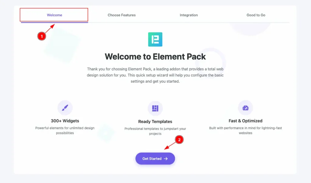 Welcome Tab - BdThemes
