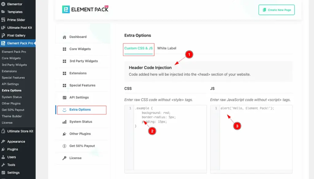 extra options header - BdThemes