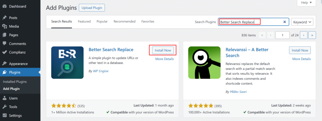 Search for Better Search Replace