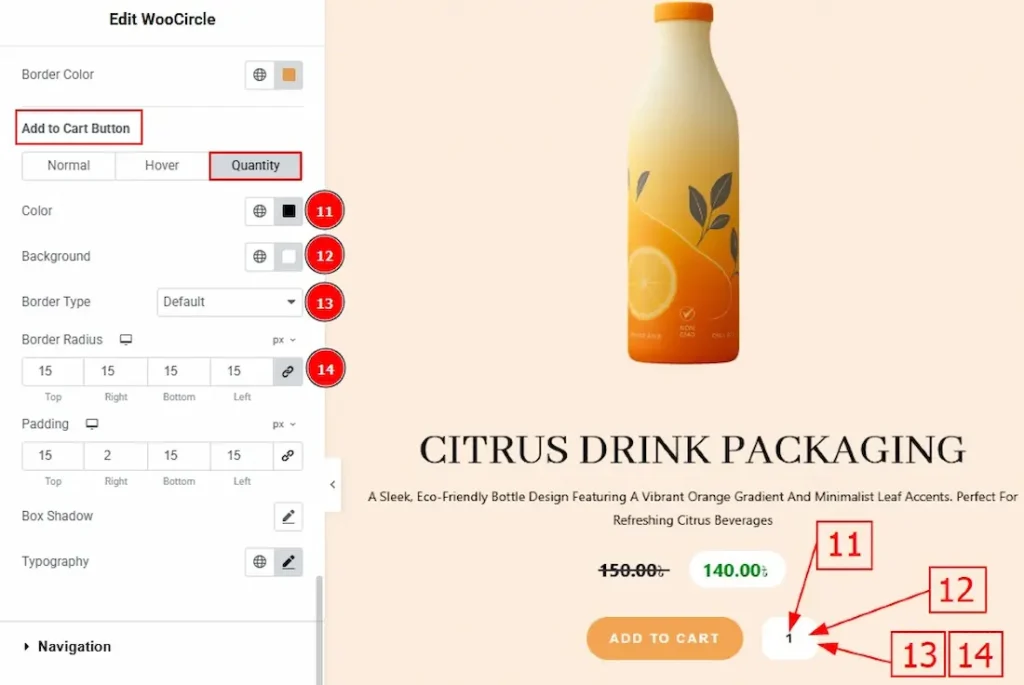 Add to Cart Quantity 01 - BdThemes