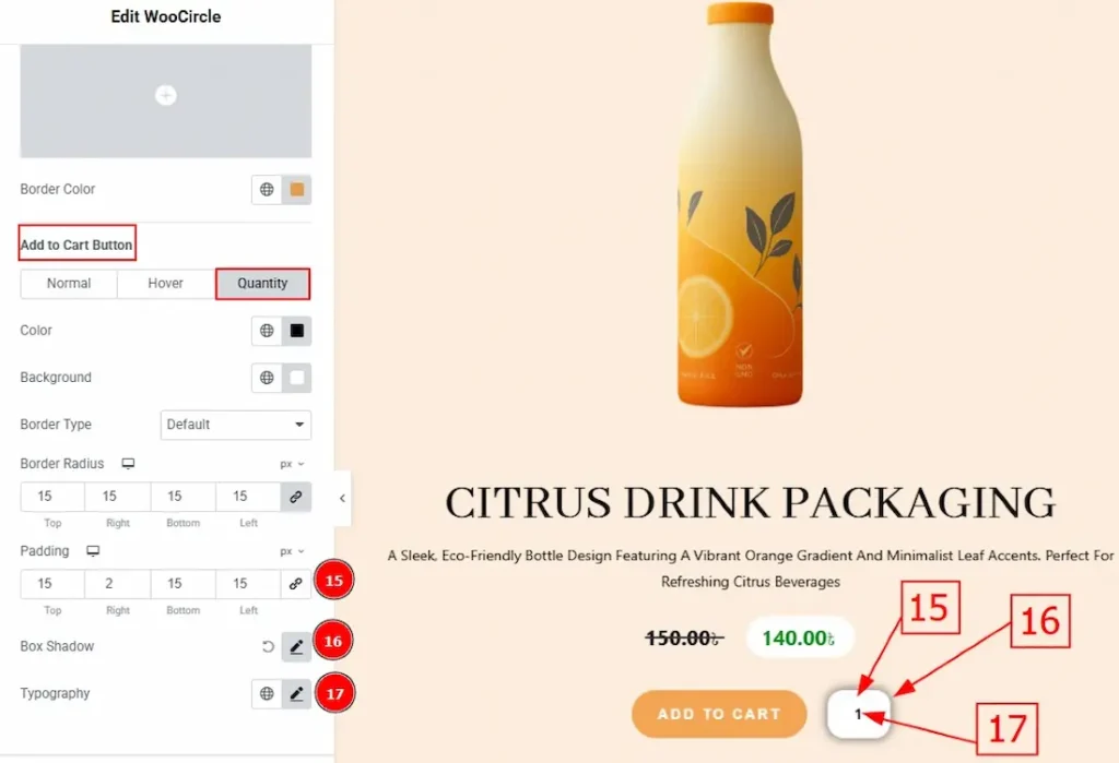 Add to Cart Quantity 02 - BdThemes