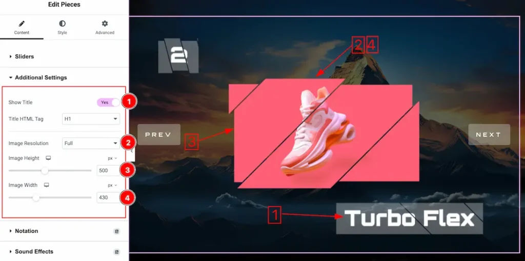 Additional Settings Section