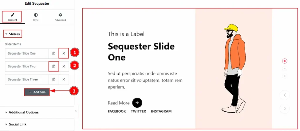 Sliders Section