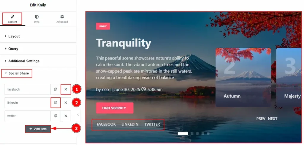 Social Share Section