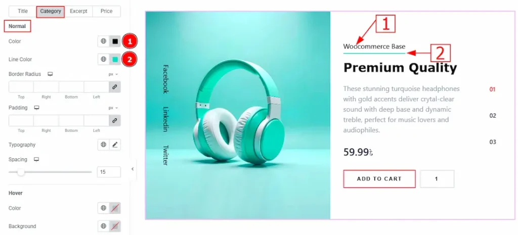 Category Tab