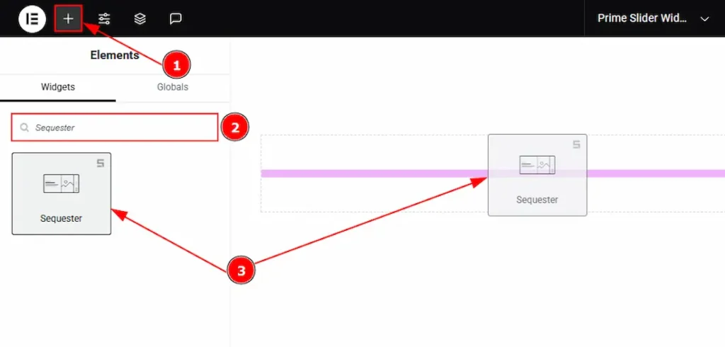 Inserting The Sequester Slider