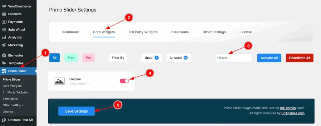 Enable The Flexure Slider