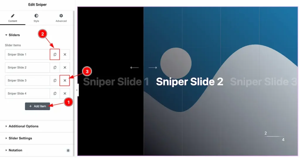 Sliders Section