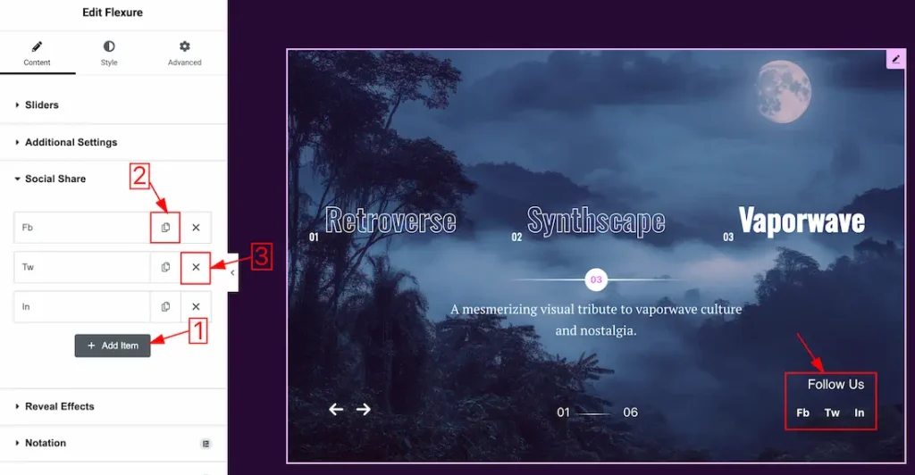 Social Share Section