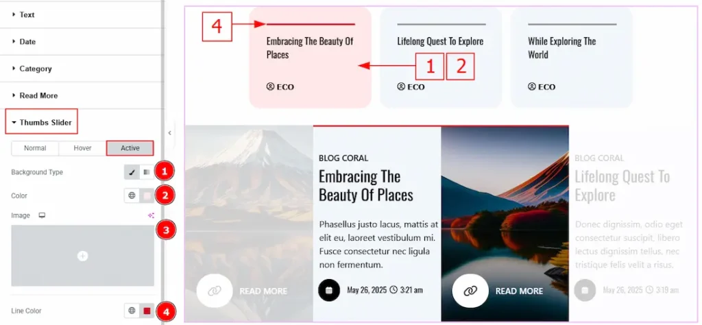 Thumbs Slider Active - BdThemes