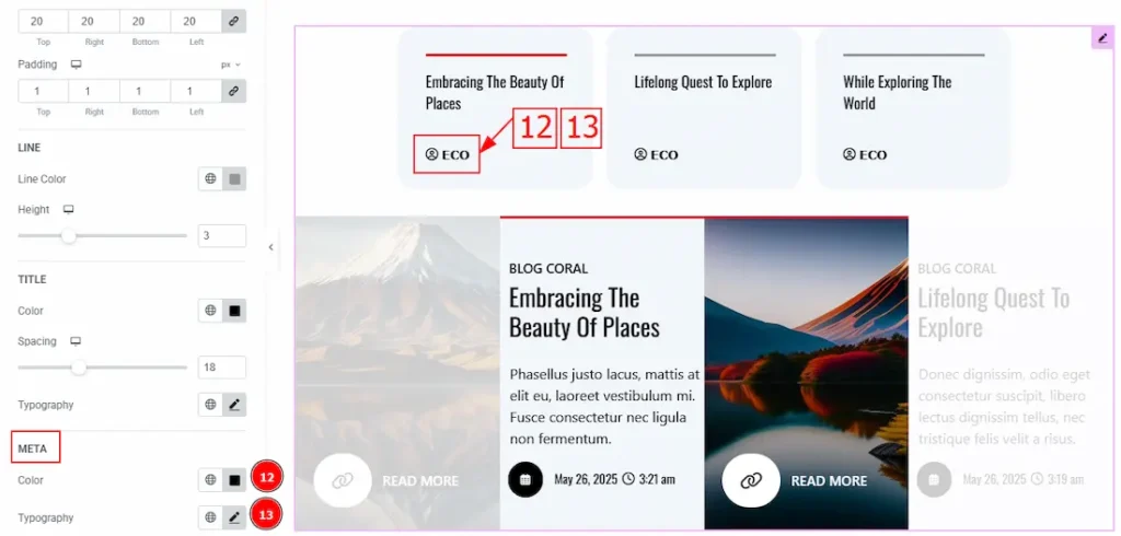 Thumbs Slider Normal Meta - BdThemes