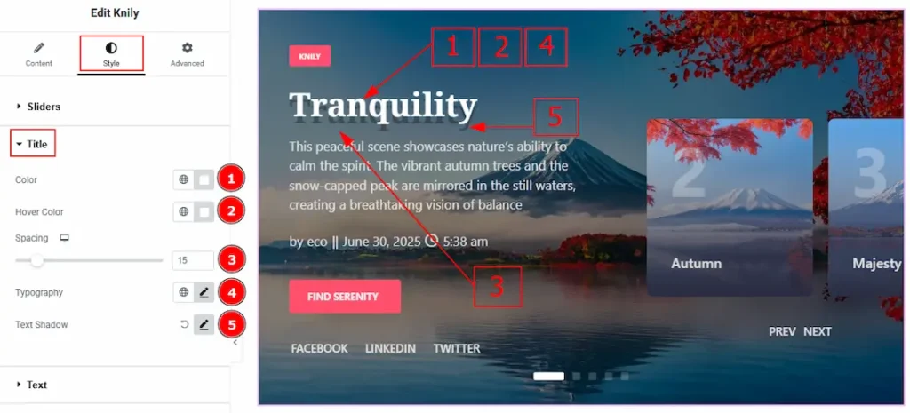 Title Section