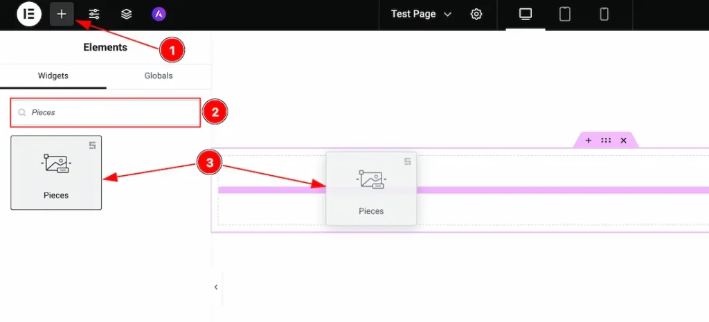 Inserting The Pieces Slider