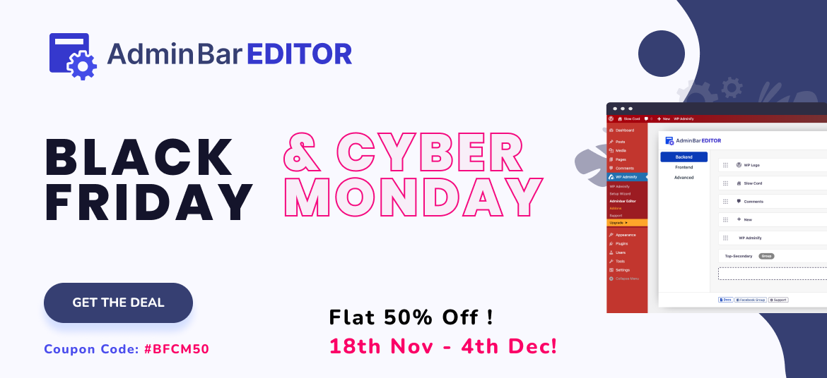 Admin Bar Editor 