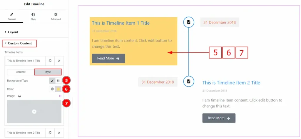 Custom Content Style - BdThemes