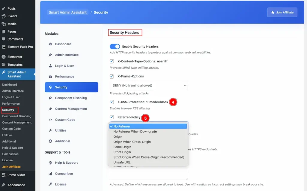 Security Header 2 - BdThemes