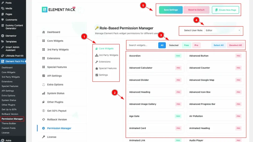 All details about the Permission Manager - BdThemes
